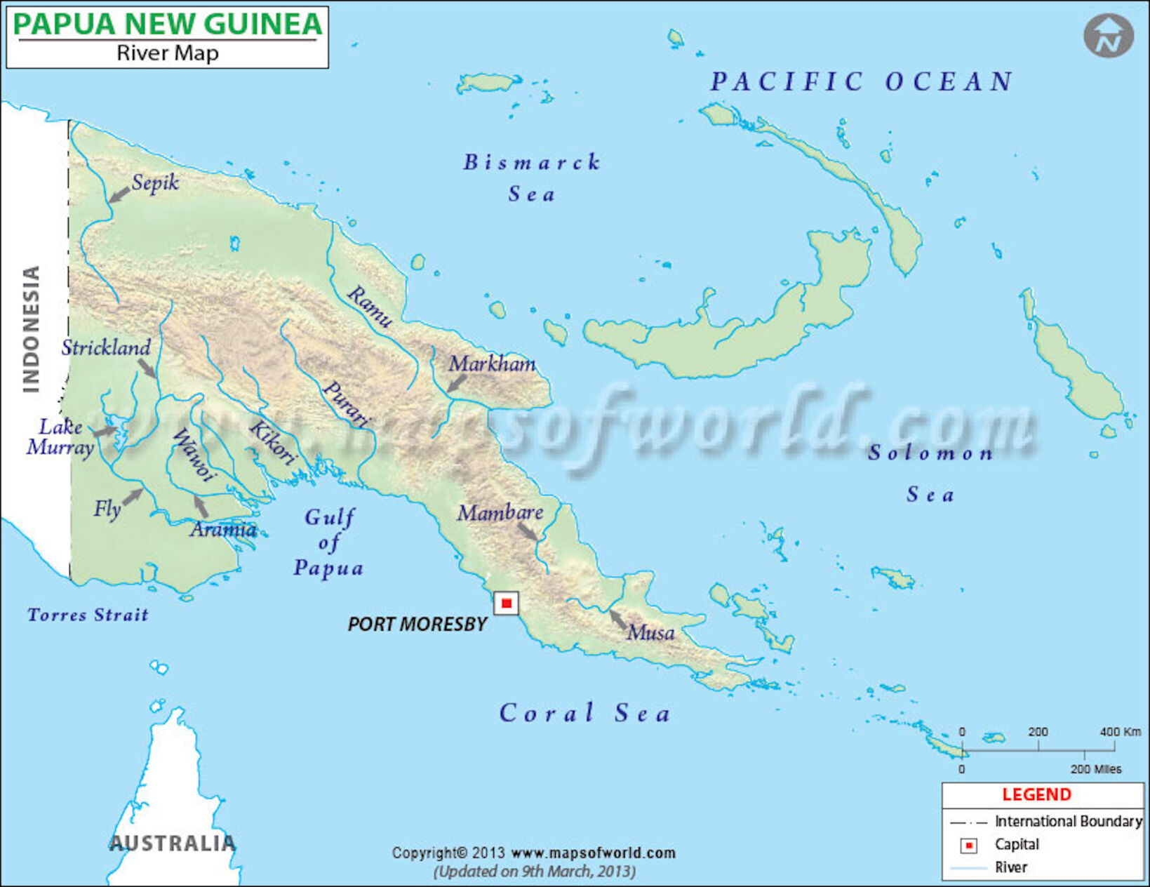Archbold Aug 19 Papua New Guinea map
